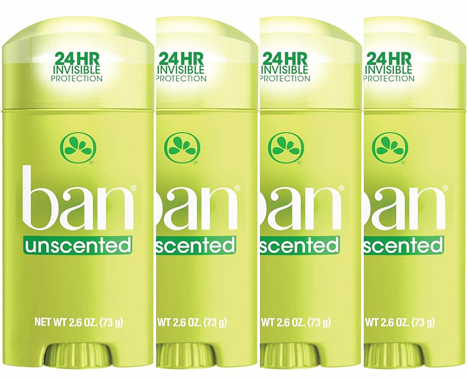 230816080040317_1 Ban Shower Fresh 24-hour Invisible Antiperspirant, Solid Deodorant for Women and Men, Underarm Wetness Protection, with Odor-fighting Ingredients, 2.6 Ounce (Pack of 4) - Image 1